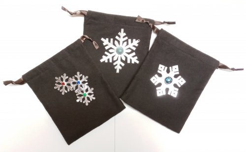 Judy Larson's Snowflake Ornaments - , Holiday Designs, Butane Torch, Soldering, Solder, snowflake ornament